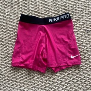 Hot Pink Nike Pro Spandex